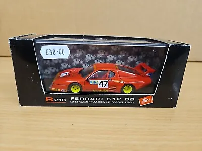 Brumm 1:43 Scale R213 Ferrari 512 BB Ch.pozzi-francia Le Mans 1981 Model Car • £30