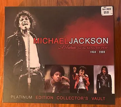 Michael Jackson Platinum Edition Collector's Vault Hard Cover Tribute Book • $29.99