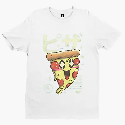 Anime Pizza T-Shirt - Cartoon Tee TV Film Anime Retro Manga Japanese Tokyo • £8.39