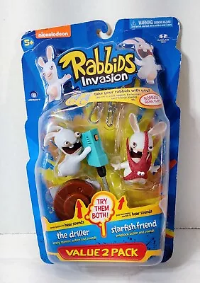 McFarlane Rabbids Invasion Action Figures The Driller And Starfish Friend 2 Pack • $32.30