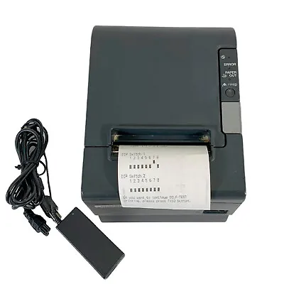 $82.65 • Buy Epson TM-T88IV M129H POS Compact Thermal Receipt Printer Serial With AC Adapter