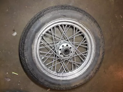 DUNLOP 90516 Front Tire And Motorcycle Wheel Spoke Rear Wheel 17 Inch X 4 1/4 • $100