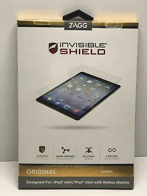 $19.99 • Buy ZAGG InvisibleShield Screen Protector iPad Mini / IPad Mini With Retina Display