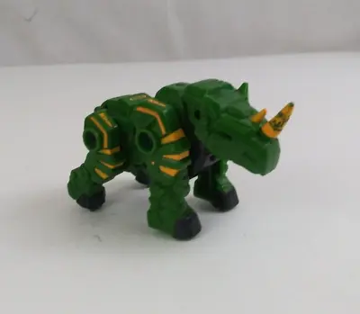 Vintage Tomy Microids Green Rhino 2  X 3  Action Figure • $4.99