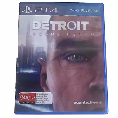 Detroit Become Human PlayStation 4 PS4 Game FREE Au Tracked Postage VGC • $29.90