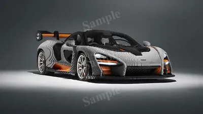 Lego Mclaren Senna 2019 High Res Wall Deco Print Photo Poster • $33.69