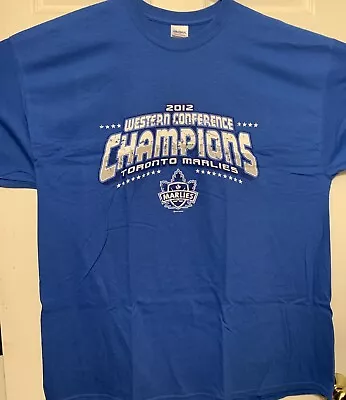 TORONTO MARLIES 2012 AHL Western Conference Champions Hockey Graphic T-Shirt 2XL • $14.99