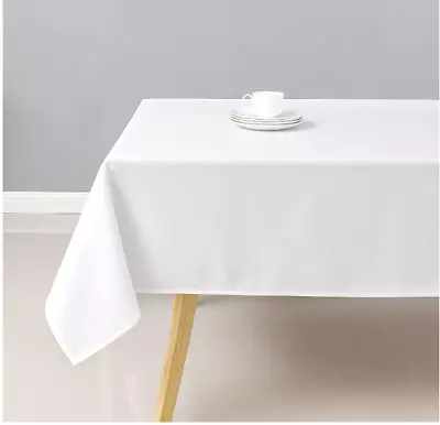 Large White Table Cloth 112  X 80  Rectangle • $14.99