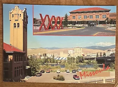 Missoula Montana MT Multiview Vintage Chrome Postcard • $4.99