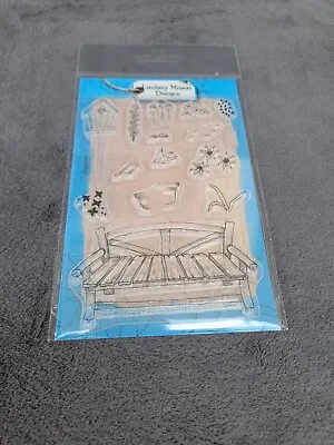 Personal Impressions Lindsay Mason Designs Polymer Stamps Rustic Seat Scene X 14 • £2.99