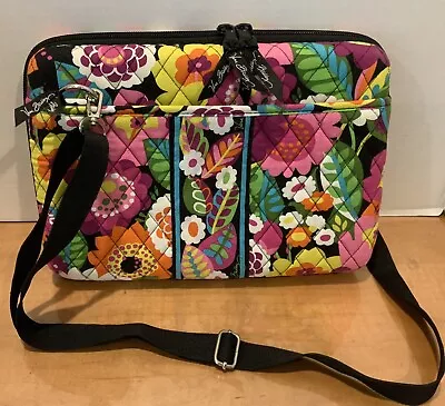 $25.99 • Buy Vera Bradley  Va Va Bloom  Hard Shell Padded Tablet Travel Case Bag Preowned