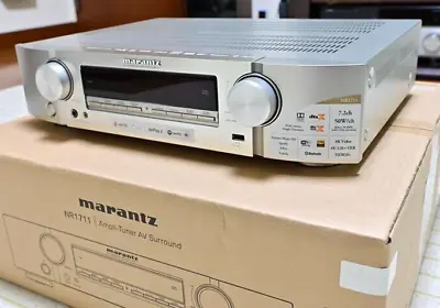 Marantz Slim Home Theater AV Surround Receiver Slver NR1711 FN 7.2ch AC 100V New • $760