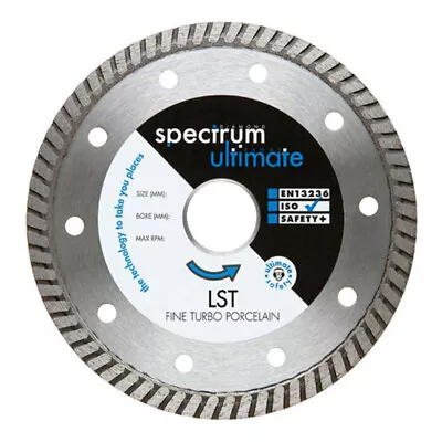 £55.99 • Buy OX Spectrum Ultimate Thin 250mm Tile Diamond Blade LST250/25