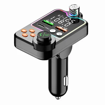 Bluetooth Car FM Transmitter MP3 Player Wireless Handsfree Kit Dual USB Charger • $11.60