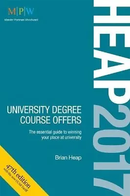 HEAP 2017: University Degree Course Offers By Brian Heap • £3.50