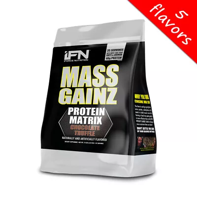 IForce Nutrition- Mass GainZ 10lb/35srv (Multiple Flavors And Volume Discounts) • $67.99