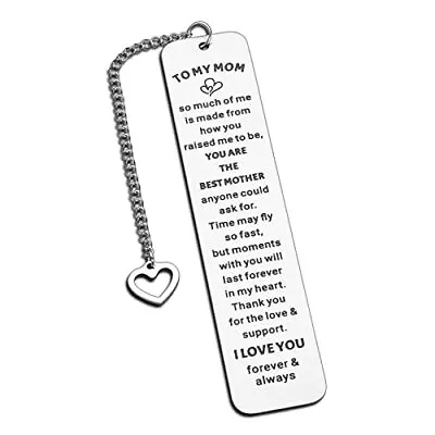 Mom Gifts Mothers Day Gifts From Daughter Son Bookmark Birthday Gifts For Mom... • $18.71