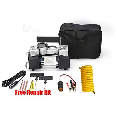 12V 150PSI Car Air Compressor Portable Tyre Deflator Inflator Pump 4WD Car Truck • $36.88