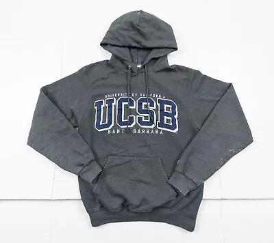 University Of Santa Barbara Sweatshirt Adult Small Gray Hoodie UCSB Sweater • $19.99