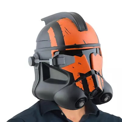 Mandalorian Helmet Role-playing Latex Face Cover Clone Troopers Helmet Full Head • $83.36