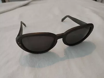 Vintage 1950's Samco Mod Dep Italy Charcoal Gray Women Sunglasses Need Work • $153.80