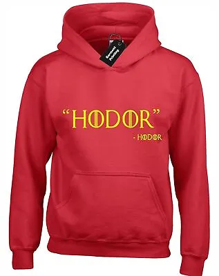 Hodor Hoody Hoodie Game Of Daenerys Jon Snow Tyrion Thrones Khaleesi Targaryen • £16.99