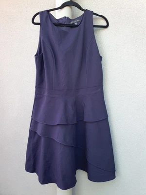 $25 • Buy Forever New Fit And Flare Navy Sleeves Dress. Size 14. Layered. Thick Material. 
