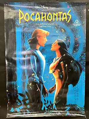 Pocahontas Australian One Sheet Movie Poster Walt Disney Musical Animation • $34.95