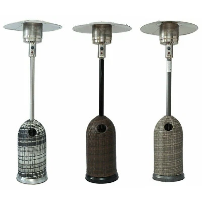 £99 • Buy Patio Heater Rattan Wicker Mushroom Freestanding Furniture UK Garden Outdoor Gas
