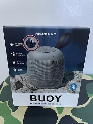 Merkury Innovations Buoy Outdoor Wireless Speaker Deep GREY • $30