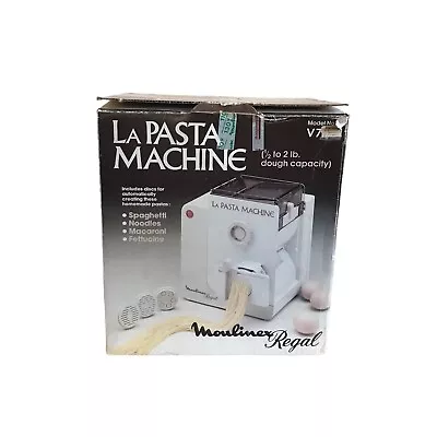 Moulinex Regal V717 La Pasta Machine Pasta Dough Maker Accessories And Recipes • $29.99
