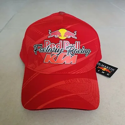 Aston Martin Redbull KTM Factory Racing Men's Baseball Cap Red • $29.99