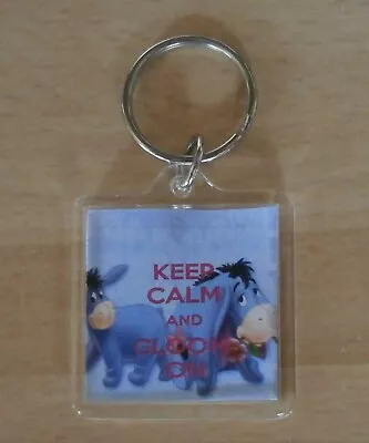 Eeyore - Keep Calm And Gloom On Keyring  • £2.20