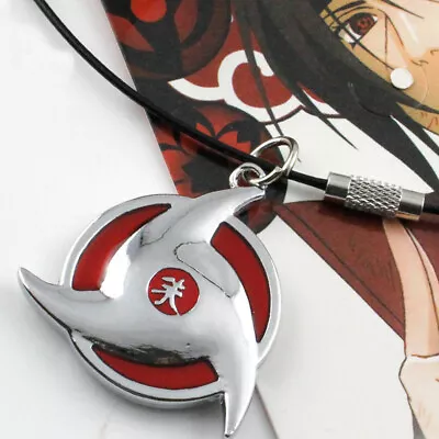 Anime Naruto: Itachi Sharingan  Zhu  Necklace Cosplay Costume Prop Pendant Gift • £4.99