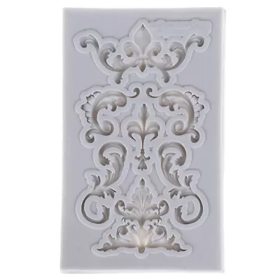 Vintage Relief Border Silicone Mold Scroll Fondant Molds Cake Decorating TIC P9 • $7.17