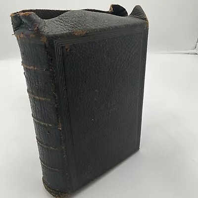 Antique-1882-Holy Bible-Old And New Testaments-Oxford University Press- Leather • £148.86