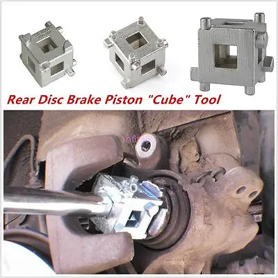 Autos Rear Disc Brake Piston Caliper Wind Back 3/8  Drive Tool Calliper Adaptor • $10.90