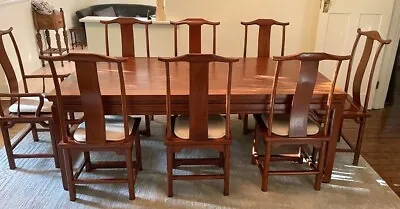 Dining Table With 8 Chairs  Amazing Craftsmanship.....White Elm • $1180