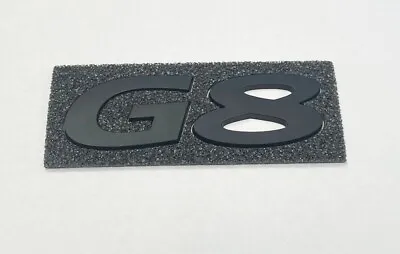 2008 2009 Pontiac G8 GT GXP Rear 'G8' Trunk Deck Lid Emblem BLACK GM • $25.95