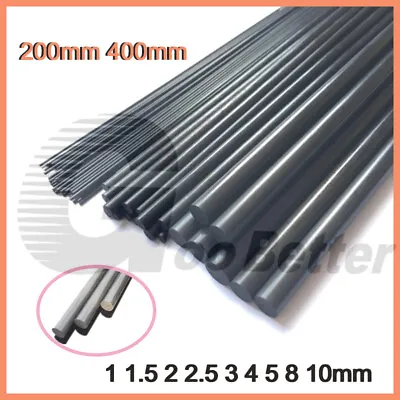Carbon Fibre Rods Strips 200mm 400mm Lengths 1 1.5 2 2.5 3 4 5 6 8 Mm Diameter  • £2.82