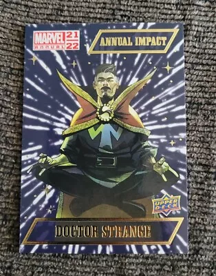 2021-22 Upper Deck Marvel Annual Impact AI-2 Doctor Strange Insert Card AI2 MCU • $1.99