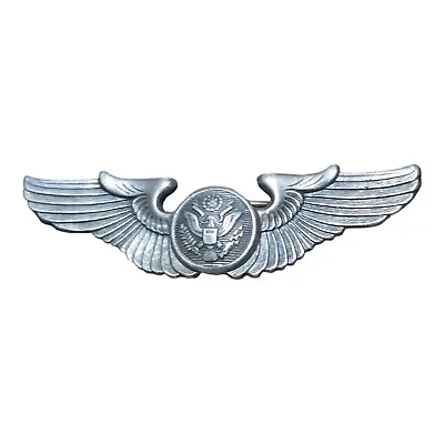 Wwii Us Army Air Force Sterling Silver Crew Wings 2  Hat Pin • $29.99