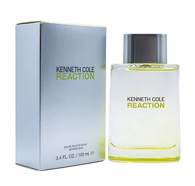 Reaction By Kenneth Cole 3.4 Oz EDT Cologne For Men New In Box • $32.35