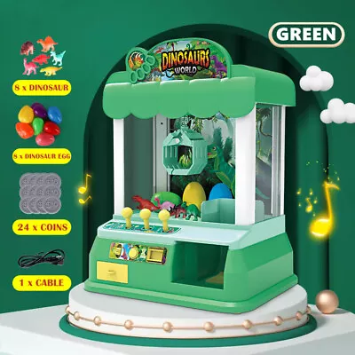 Dinosaur Candy Grabber Carnival Claw Machine Vending Arcade Prize Game Kids Toy • $79.99