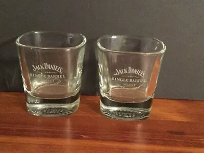Jack Daniels Single Barrel Select  Tennessee Whiskey Glasses X 2 ( Etched )  • $25