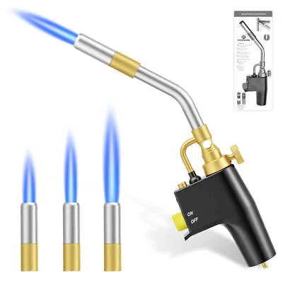 For TS8000 Trigger Start Mapp Gas Torch High Intensity Propane Torch Brazing Kit • $36.76