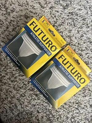 (Pack Of 2) Vintage FUTURO NEW  Athletic Jock Strap Supporter (SMALL) • $25.99