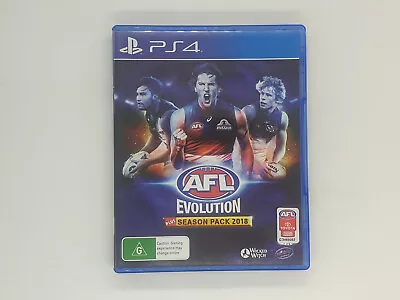 AFL Evolution Plus Season Pack 2018 (PlayStation 4 PS4) AUS PAL Complete • $39.99