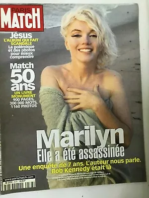 MARILYN MONROE Cover Paris Match french Magazine Year 1998 And Feature Tribute • $23.99