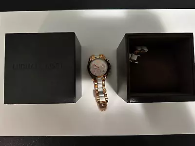 MICHAEL KORS MK5907 Bradshaw Chronograph White Dial Ladies Watch • $100